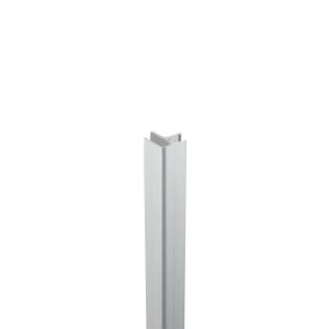 Ambiant Binnen- en buitenhoekprofiel zilver pvc wand